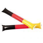 Klopfschlauch "Sticks", schwarz/rot/gelb